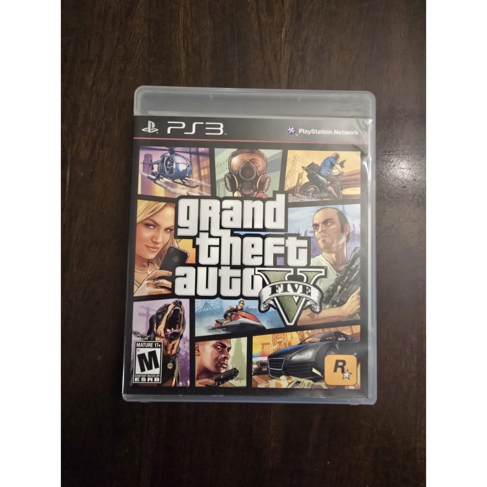 Sony PlayStation 3 PS3 - Grand Theft Auto V 5 GTA V - Complete w/ Manual & Mapโ